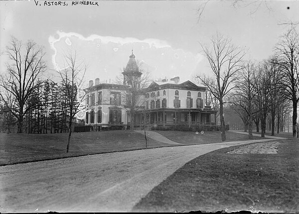 Ferncliff, the Astor family's country estate in Rhinebeck, New York