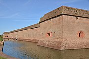 Fort Pulaski National Monument, chatham county, Georgia, U.S. This is an image of a place or building that is listed on the National Register of Historic Places in the United States of America. Its reference number is 66000064.