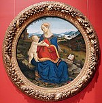 Francesco Botticini, Vierge à l'Enfant avec un Bréviaire, poster 1475, 01.jpg