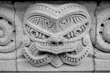 Part of the Choux frieze on Paris' Institut de paléontologie Humaine