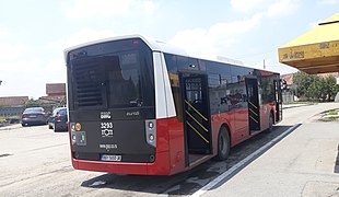 Аутобус на линији 603, терминус Угриновци