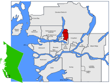 Location of Anmore in British Columbia