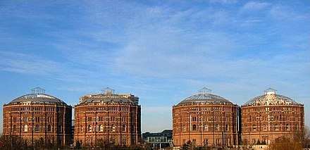 One of the most successful residential reuse projects was Gasometer City, in Vienna Austria. Four immense disused gasometers were successfully revamped in the late ‘90s and have since become famous in the world of adaptive reuse.