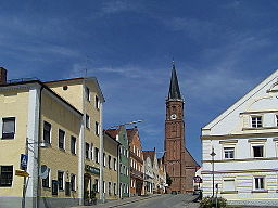 Kirchstraße in Geisenhausen