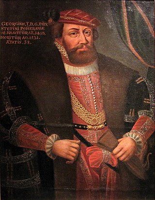 <span class="mw-page-title-main">George I, Duke of Pomerania</span> Duke of Pomerania