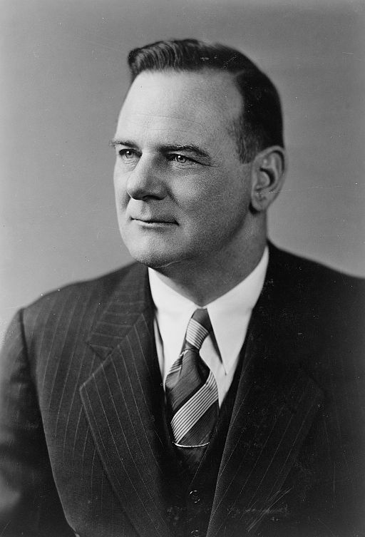 George Meader, bw photo portrait