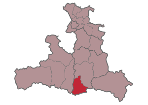 Map of the judicial district of Gastein