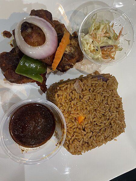 File:Ghana Jollof Rice with Chicken.jpg