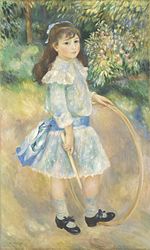 Girl With a Hoop, 1885, National Gallery of Art, Washington, D.C.