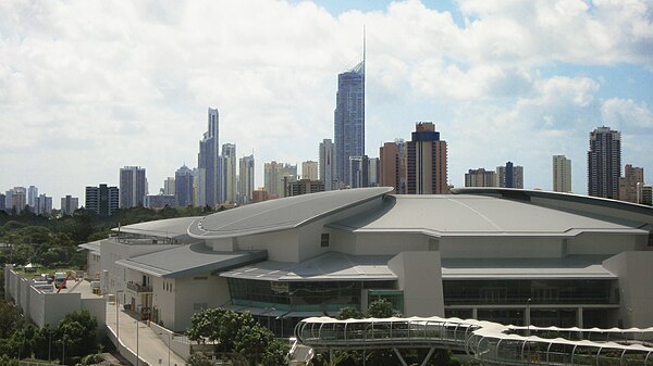 Gold Coast Convention and Exhibition Centre hosted netball