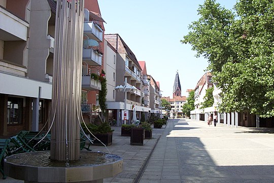 Große Scharrnstraße, rebuilt in the late 1980s
