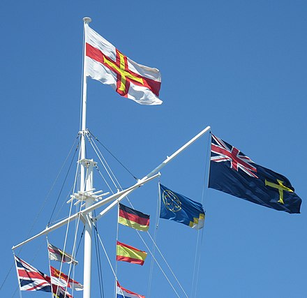 Guernsey flag and state ensign