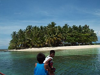 Ein Foto von Guyam Island im Jahr 2012 aufgenommen