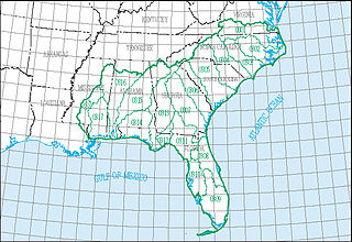 South Atlantic–Gulf water resource region Drainage region