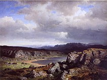 Hans Gude: Norsk Høifjæld, 1857