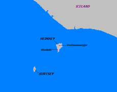 Vestmannaeyjar: Heimaey and Surtsey