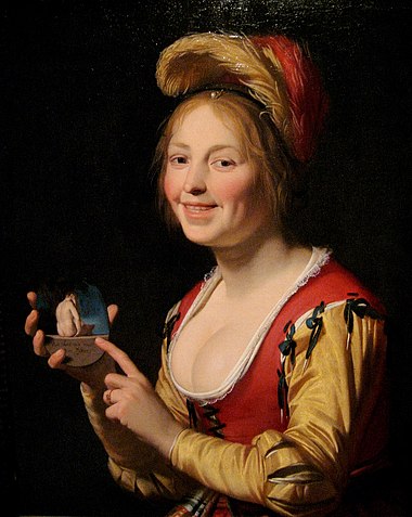 Honthorst Genç kadın medaillon.jpg