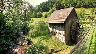 The Strasserhof Mill in Hornberg, a typical Black Forest farming mill Hornberg Strasserhofmuhle.jpg