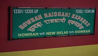 Howrah Rajdhani Express Indian train connecting Kolkata and New Delhi