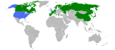 Kraje, które organizowały mistrzostwa
