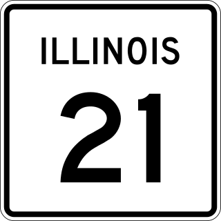 <span class="mw-page-title-main">Illinois Route 21</span> Highway in Illinois