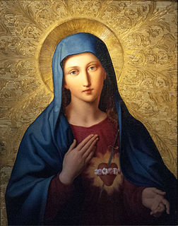 Immaculate Heart of Mary Catholic devotional title of Mary