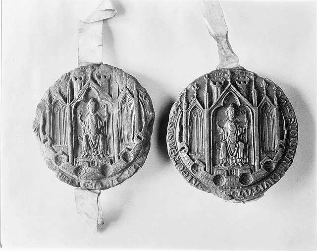 John possibly depicted on two seals of the city Utrecht