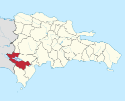 Location of Independencia Province