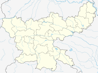 Mapa de localización de Jharkhand