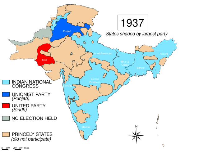 Location of சிந்து மாகாணம் (1936–55)