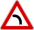 Italian traffic signs - curva pericolosa a sinistra.svg