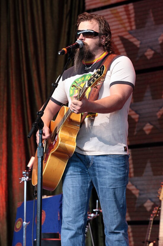 Johnson performing in 2008