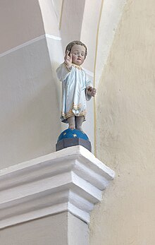 Jesus as a child in the Saint John the Baptist church in Freins.jpg