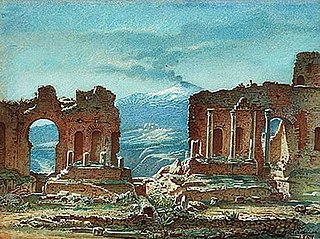 Les Ruines du Teatro Greco à Taormina, Sicile