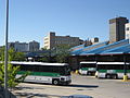 GO Transit station, view from John & Haymarket Streets