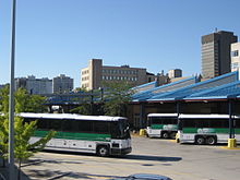 GO Transit station, view from John & Haymarket Streets JohnHaymarketHamilton.JPG