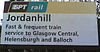 Jordanhill railway station sign