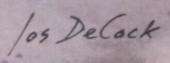 signature de Jos De Cock