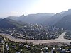 The confluence of Teberda and Kuban near Karachaevsk