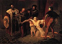 Смерть Інес Карл Брюлов, 1834
