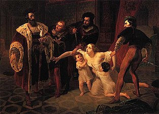 La muerte de Inés de Castro (1834)