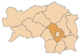 Distrito de Graz-Umgebung - Mapa