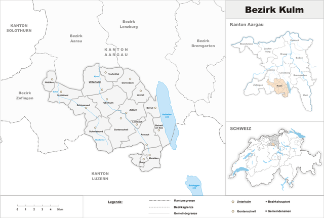 Kulm (distret) - Localizazion