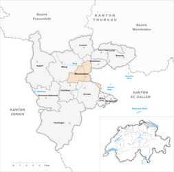 Münchwilen - Mapa