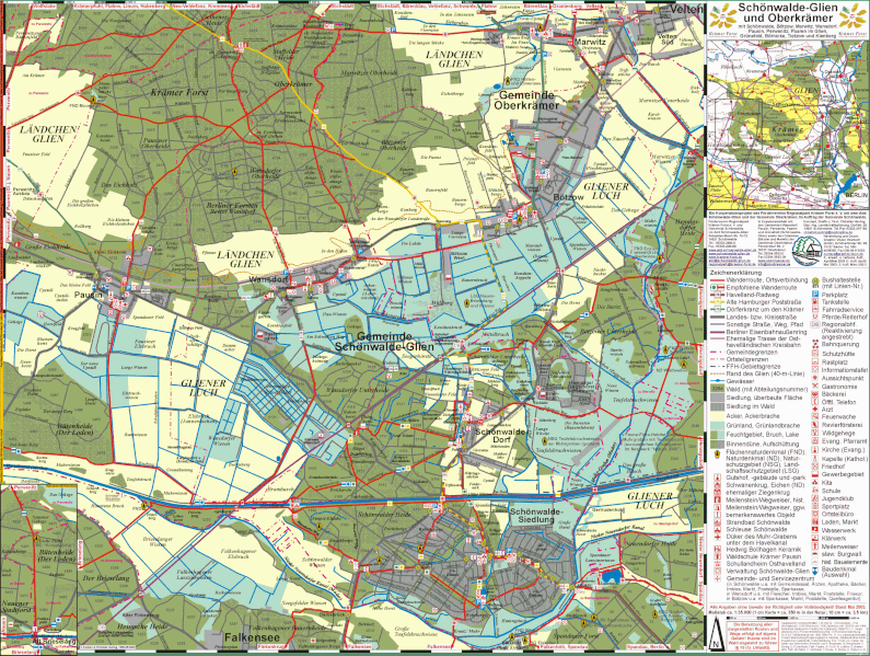Plik:Karte Gemeinde Schoenwalde-Glien Ostteil 2003.gif