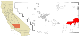 Placering af California City
