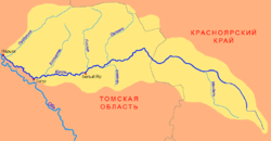 Obin sivujoki Ketin valuma-alue (venäjäksi)