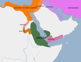 Regno di Axum - Localizzazione
