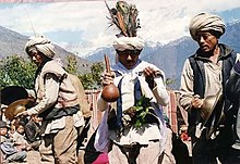 Rai tribal Shaman Nakso or Nakchhong performing ritual Kirat Rai Shaman From Himalayas of nepal.jpg