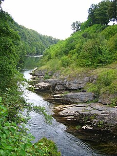 Korana river in central Croatia and west Bosnia and Herzegovina